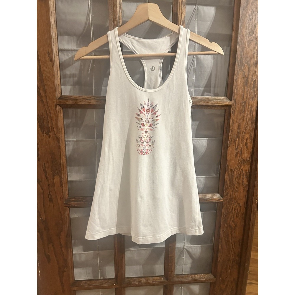 Lululemon Flowabunga White Tank And Mint Tank 2 Lululemon Racerback Tanks